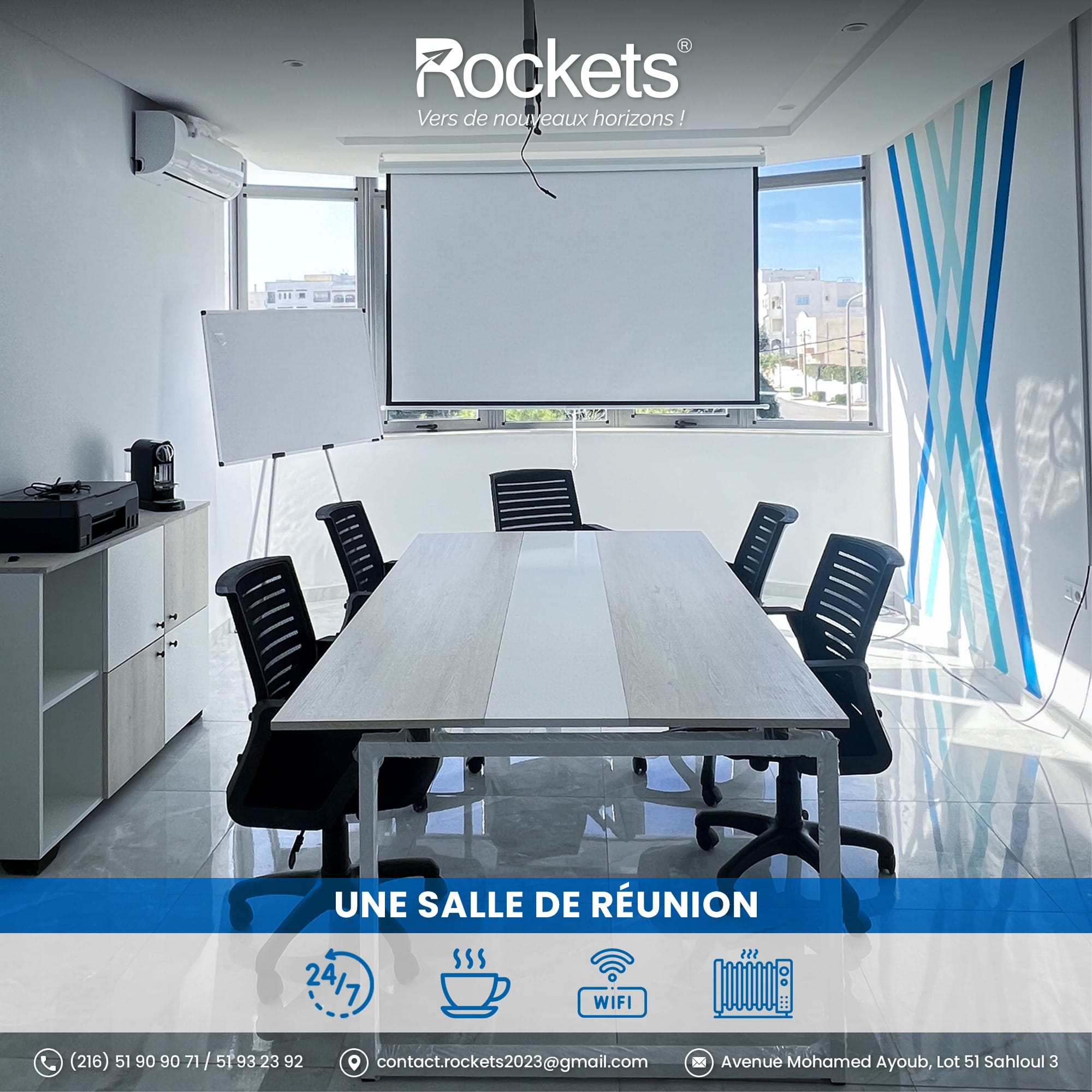 Rockets coworking space Sousse